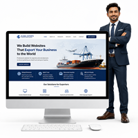 Conception de site Web Reidify pour exportateurs : Construisez la confiance des acheteurs, Génération de prospects, Prêt pour l'IA, Compatible Mac OS, Stock international