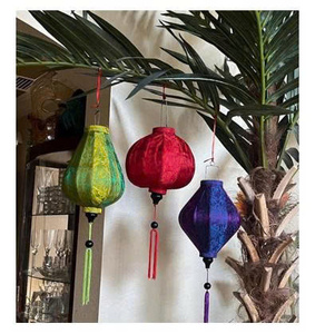 Linternas de Bambú Hechas a Mano, Ecológicas, Coloridas, Estilo Chino Tradicional, Tema de Hadas, Decoración Colgante Pintada, Año Nuevo Chino - Product Image 1
