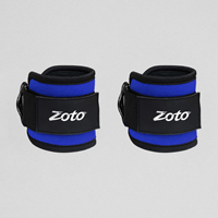Sangle de cheville en néoprène avec logo personnalisé, fixation robuste pour machine à câble de gym, fabricant