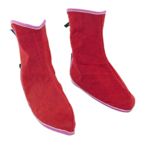 Chaussures de sécurité robustes en cuir de vachette, protection des pieds du soudeur avec vêtements résistants aux étincelles pour les travailleurs - Product Image 2
