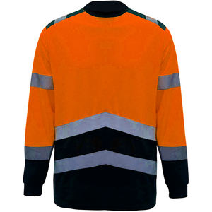 Polo de sécurité réfléchissant et imperméable pour homme, vêtement de sécurité haute visibilité à manches longues pour facteur, en vente - Product Image 2