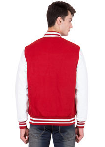 Veste universitaire en laine de qualité supérieure avec logo personnalisé pour hommes, fermeture à boutons, poches, style Letterman, veste de baseball, veste bomber. - Product Image 2