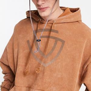 Sweat-shirts décontractés pour hommes style streetwear, effet délavé, coupe décontractée, usage quotidien - Product Image 6