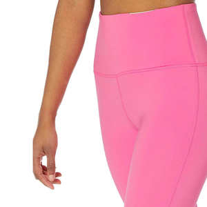 Pantalones Cortos de Yoga para Mujer, Personalizados, de Cintura Media, Pierna Recta Ancha con Pliegues, Transpirables, Efecto Levantamiento de Glúteos, Acampanados, Color Liso, Ecológicos - Product Image 6