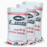 Sacs en plastique tissé BOPP personnalisés en provenance de Chine, sacs d'emballage composites transparents en BOPP, sacs composites tissés en PP pour aliments et aliments pour animaux.