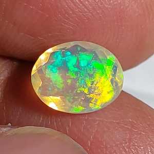Ópalo Welo natural sólido, forma ovalada, brillante, tridimensional, multicolor, gema suelta, ópalo de fuego para la fabricación de joyas al por mayor - Product Image 5
