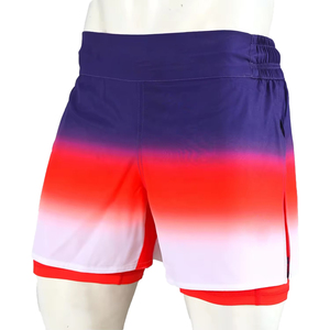 Shorts de combat personnalisables sublimés pour BJJ, grappling, MMA, boxe – Hommes et femmes – Tenue d'arts martiaux unique, séchage rapide, respirant - Product Image 1