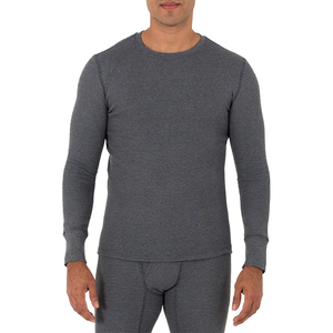 RABUSH SPORTS <b>Men's</b> Long John <b>Thermal</b> Underwear Set Custom ODM Sleepwear Suit 52% Cotton Winter Machine-Washable Breathable - Product Image 6