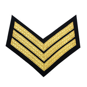 Chevrons de Seguridad Bordados Personalizables con Pin de Seguridad, Franjas de Sargento para Uniforme - Product Image 3