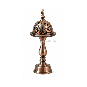 Metal Handicrafts Incense <b>Burner</b> Perforated Dome Lid Modern Art Antique Design Eco-friendly Long-lasting Customizable Options - Product Image 5