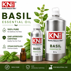 100% Premium Basil <b>Essential</b> <b>Oil</b> Organic Certified Bulk Manufacturer Worldwide Exporter Wholesaler Pure Aromatherapy Grade <b>Oil</b> - Product Image 2