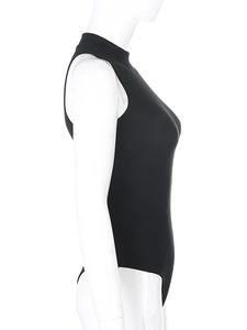 Combinaison de bain femme 2026 sans manches, couleur unie, confortable, légère, design unique, qualité supérieure - Product Image 4