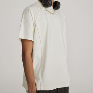 Camiseta de Hombre Oversize de Algodón 100% de Alto Gramaje, Manga Corta, Lisa, con Impresión de Logotipo Personalizado, Camisetas Deportivas, Proveedor OEM al por Mayor - Product Image 4