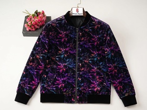 Tissu en velours imprimé personnalisé, vêtements de luxe, robes de soirée, textile, fabricant OEMODM - Product Image 2