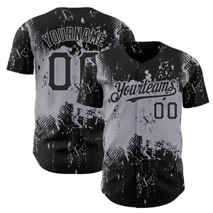 Camiseta de Béisbol Tradicional Transpirable de Talla Grande para Uniformes Escolares, Tallas Personalizables, Números de Equipo Listos para Personalizar - Product Image 6