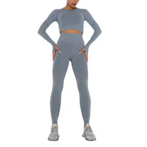 Conjuntos de Yoga Deportivos, Cómodos y Elásticos, Conjunto de Yoga Personalizado, Conjuntos de Yoga Transpirables, Conjuntos de Yoga para Ejercicios de Fitness - Product Image 1