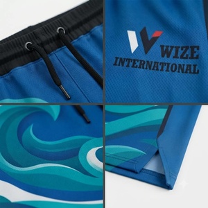 Shorts de basketball personnalisés pour hommes, séchage rapide, respirants, entièrement en mesh, option de conception OEM, coupe unie, imprimés pour adultes - Product Image 5