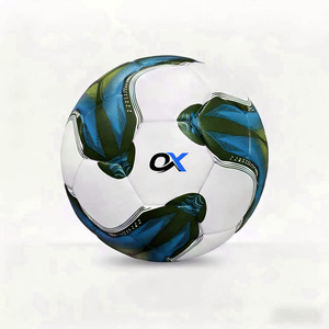 Ballons de football officiels thermocollés et cousus à la machine, personnalisés, taille 5, en cuir PU professionnel, durables et écologiques - Product Image 3