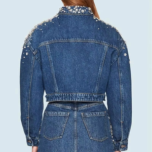 แจ็คเก็ตผ้าแคนวาสย้อมสีล่าสุดปี 2026 สำหรับผู้หญิง สวมใส่สบายในฤดูหนาว ผ้าฝ้ายกันยับ รับสกรีนโลโก้และสีตามสั่ง - Product Image 3