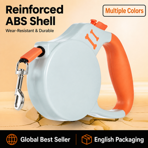 Correa Retráctil para Perros de 3M/5M, Correa Automática para Pasear Mascotas con Bloqueo de un Botón, Mango de ABS Resistente, Cinta de Nailon para Perros Pequeños, Medianos y Grandes - Product Image 2