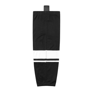 Black White Striped Knee High <b>Leg</b> <b>Warmers</b> Breathable Spandex Polyester Basketball Sports Socks Adult Regular Style Summer - Product Image 2