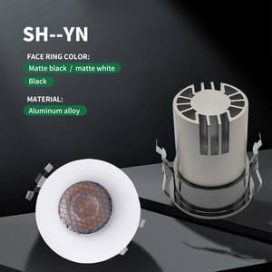 Spot encastré COB incurvé mini 5W 7W 10W, découpe 35mm, anti-éblouissement profond, RA92, downlight LED en aluminium - Product Image 1