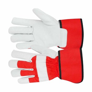 Gants de travail en cuir de qualité supérieure pour monteurs canadiens, résistants, en peau de mouton avec doublure en coton, antistatiques et de sécurité - Product Image 2
