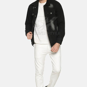 Chaqueta de invierno para hombre hecha de algodón con logotipo personalizado al por mayor, transpirable, para uso en exteriores, chaqueta de mezclilla para hombre para venta en línea. - Product Image 4