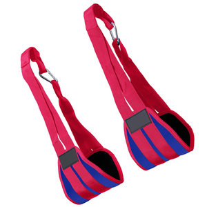 Correas abdominales para levantamiento de pesas, correas de fitness colgantes para gimnasio con cierres rápidos para dominadas - Product Image 5