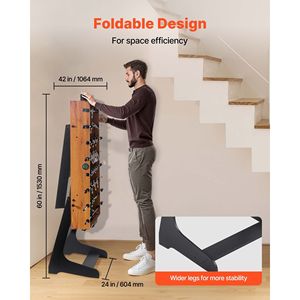 Mesa de Futbolín Plegable Resistente de 42 Pulgadas, Tamaño Estándar, para Interiores, para el Hogar, la Familia o la Sala de Juegos - Product Image 4