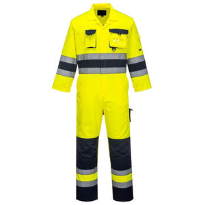 Custom Hi Vis Reflective Safety Coverall for Men Durable PPE Workwear Uniform Boiler Suit Mechanic Construction Work <b>Overall</b> - Product Image 6
