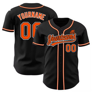 Maillot de baseball pour homme imprimé numériquement, léger, en maille respirante, séchage rapide, col en V, uniforme d'équipe, logo personnalisé pour les entraînements et les tournois - Product Image 1