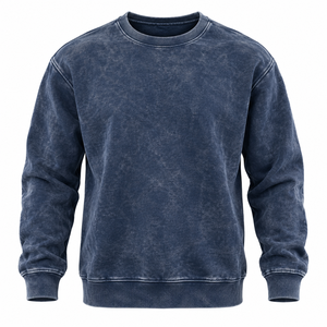 Ropa de Invierno OEM/ODM, Sudaderas Casuales para Hombre, Sólidas, Transpirables, Lavadas al Ácido, con Logotipo Personalizado, Impresión Vintage, Bordado Personalizado - Product Image 5