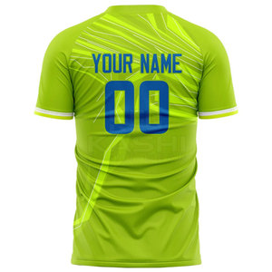 Maillot de football pour homme, impression personnalisée, manches courtes, 100% polyester, léger, séchage rapide, vêtements de sport, utilisation durable, directement de l'usine - Product Image 3