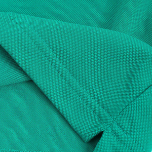 Polo de Algodón Verde de Manga Corta para Hombre, Personalizado, de Alta Calidad, Corte Regular, Color Sólido Informal, Transpirable, Diseño de Punto Piqué - Product Image 4