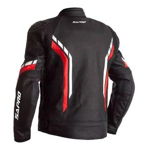 Veste en cuir véritable à la mode pour hommes, conception de logo personnalisé, meilleur prix fabriqué au Pakistan, quantité minimale de commande bas pour la conduite de moto été hiver - Product Image 6