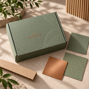 Boîte d'expédition ondulée SunGene Sage Copper pour présentation de recharges de soins de la peau - Product Image 6