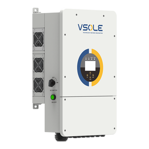Invertisseur solaire hybride Vsole, invertisseur triphasé, batterie au plomb-acide ou au lithium-ion, 3 étapes / égalisation (VS-HY10T-10KW 48V) - Product Image 2
