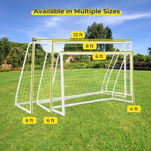 Porta da Calcio Portatile 8x6ft con Picchetti e Coni per Allenamento di Agilità nel Calcio - Product Image 5