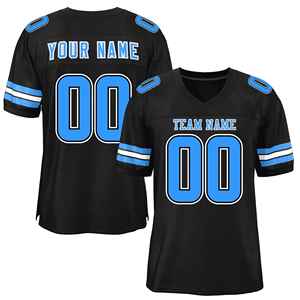 2k26 Nuevo estilo, camiseta de fútbol americano personalizada, camiseta deportiva de manga corta con cuello en V para hombre, uniforme de equipo - Product Image 3
