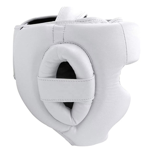 Protège-tête de combat modulaire réglable le plus vendu, en PVC et cuir respirants, avec aérations, pour adultes, couleur unie - Product Image 5