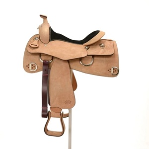 Tan Leather Western Saddles Sheepskin Lined Riding Saddle Set for Horseback Riding Trail Saddle Customizable <b>Equestrian</b> - Product Image 3