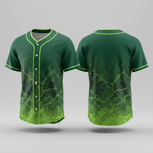 เสื้อเบสบอลผู้ชายระบายอากาศได้ดี พิมพ์ลายแบบ Sublimation ติดกระดุมเต็มตัว สำหรับทีม ใส่เล่นในซันเดย์ลีกและเกมทัวร์นาเมนต์ ปี 2026 - Product Image 4