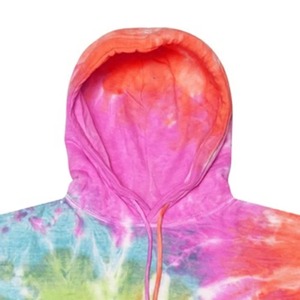 Sweat-shirts unisexes en molleton 100 % coton tie-dye, coupe classique, doublés, anti-plis, style streetwear, écologiques, pour la vente en gros aux fabricants - Product Image 2