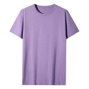 Camiseta de Algodón Lisa de Estilo Minimalista para Hombre, Transpirable, Suave, Ligera, Cómoda, Informal para Uso Diario - Product Image 3