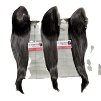 Meilleure qualité cheveux bruts dentelle frontale perruque HD droite perruque cheveux Transparent os droit meilleur prix donneur unique Super Double dessiné