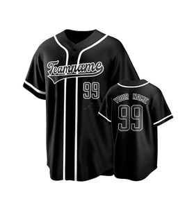 Maillot de baseball cousu de haute qualité pour hommes, uniforme d'équipe de baseball, vêtements de sport, maillots de baseball unis, prix abordable, respirant - Product Image 1