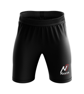 กางเกงขาสั้นผู้ชายผ้าถักสีพื้นเอวยางยืดกลางลำตัวสไตล์ลำลองสำหรับฤดูร้อน - Product Image 1