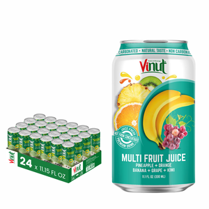 Bebida de jugo múltiple sin azúcar, 330ml, OEM/ODM, Etiqueta Privada, precio de fábrica, fábrica de Vietnam de muestra gratis - Product Image 1