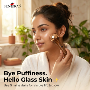 Masajeador Manual Senoras con Mango de Madera para Rostro, Pies y Cuerpo con Función Reafirmante de la Piel, Modelo 003 - Product Image 1